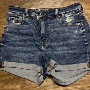 Blue denim American eagle shorts size small